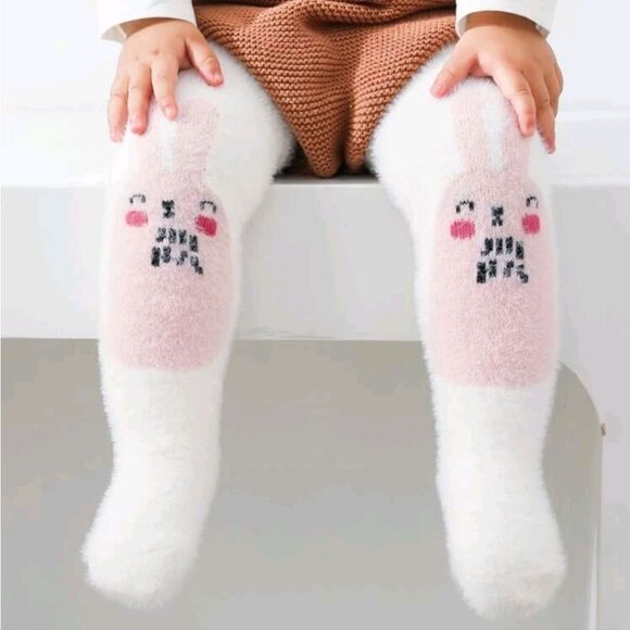 Fuzzy Bunny Baby Socks - Picture 3 of 6